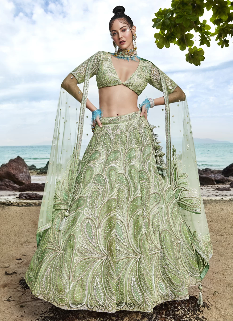 Lehenga choli 2024 for wedding reception