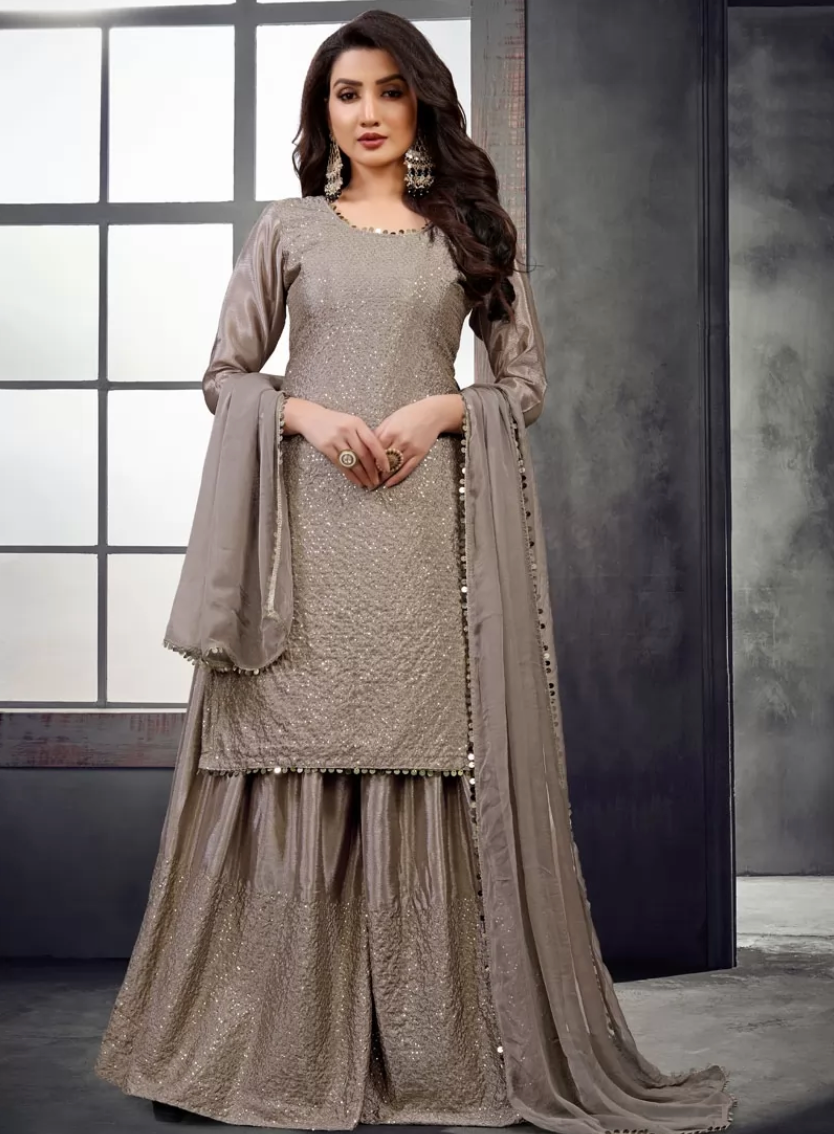 Palazzo style sales salwar suit