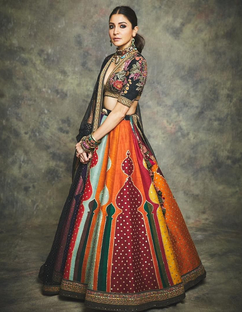Designer Lehnega Choli Indian Wedding Dress PartyWear Lehenga Sabyasachi  Lehenga | eBay