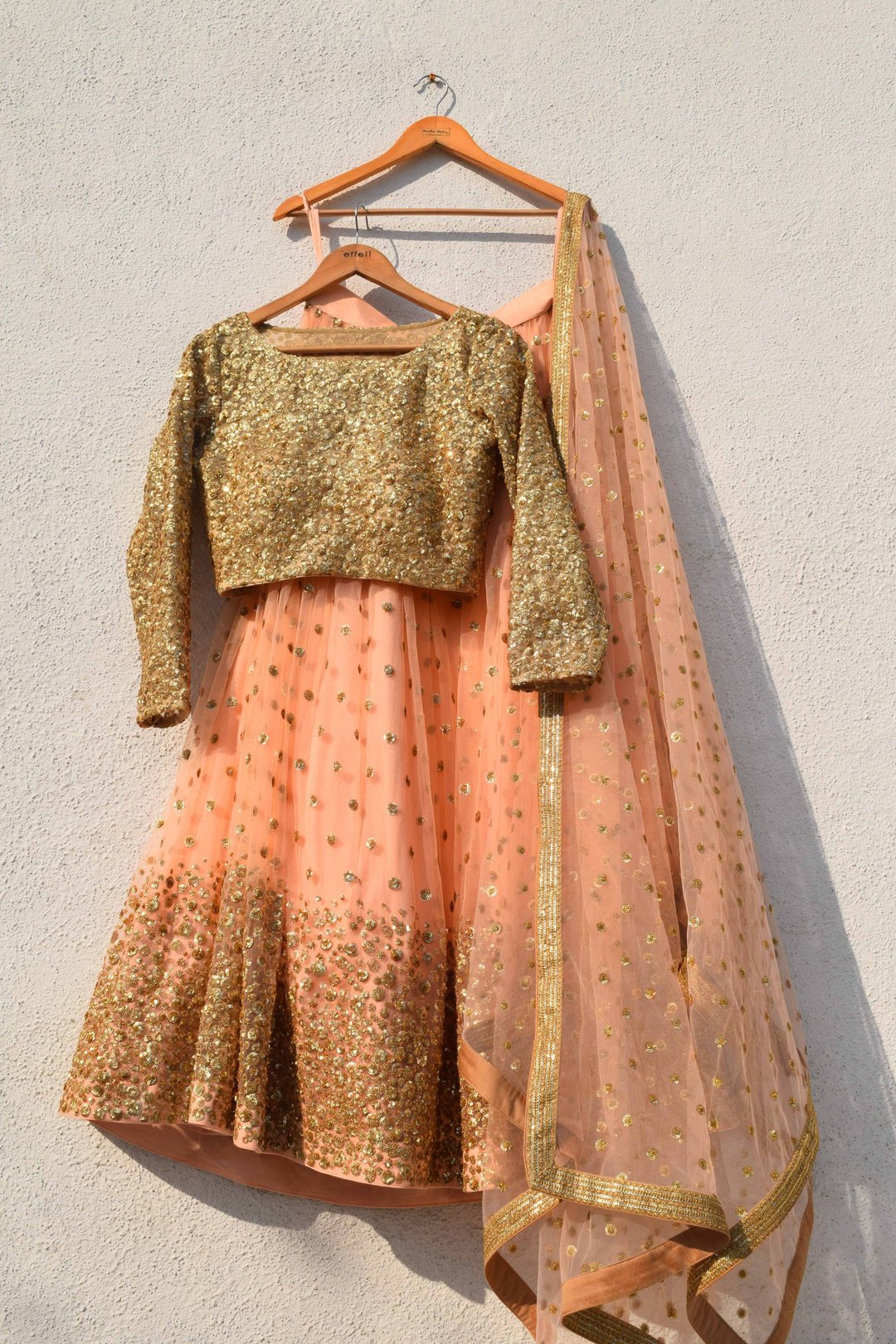 Gold Orange Woven Paithani Silk Lehenga – zarikaariindia.com