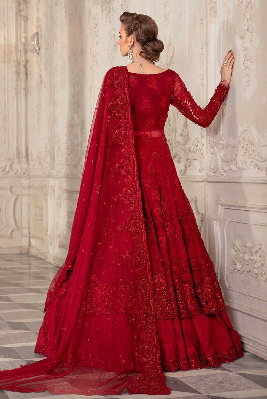Red Bridal Pearl Embroidered Wedding Lehenga Choli | Red lehenga, Bridal lehenga  red, Bridal lehenga choli
