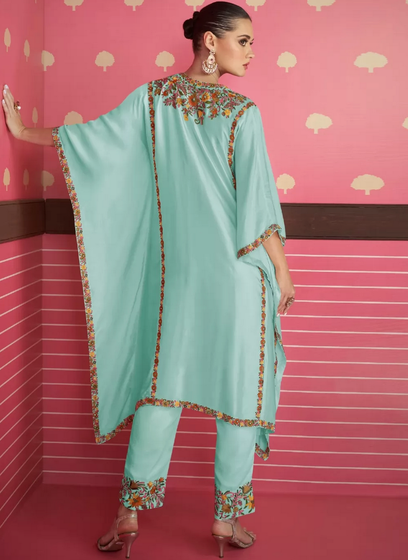 Beautiful Salwar Suit With Cigarette Pants  Cropped Cigarette Pants Suits  Ideas For Casual  YouTube
