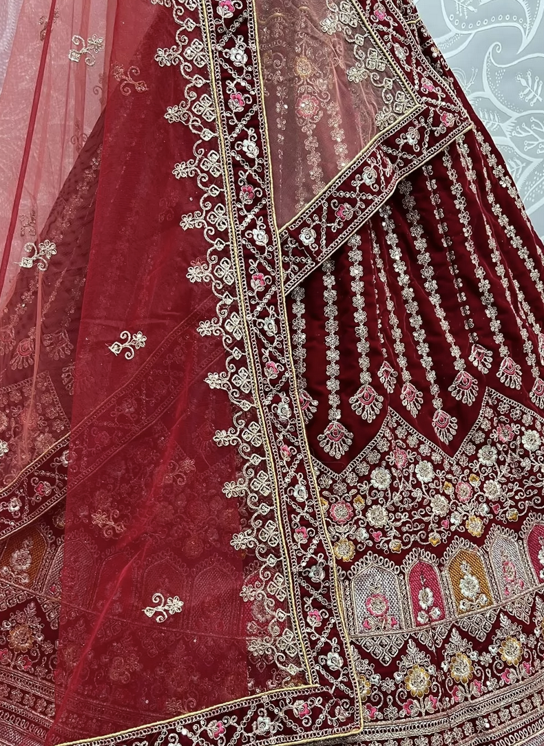 wedding dulhan lehenga choli online | Heenastyle