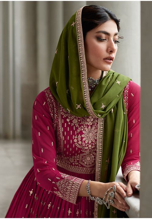Cotton and handloom silk Hand Sky blue Eid Salwar Kameez with Dupatta -  SK14516